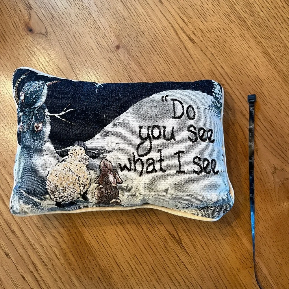 Throw Pillow Winter Do you see what I see?